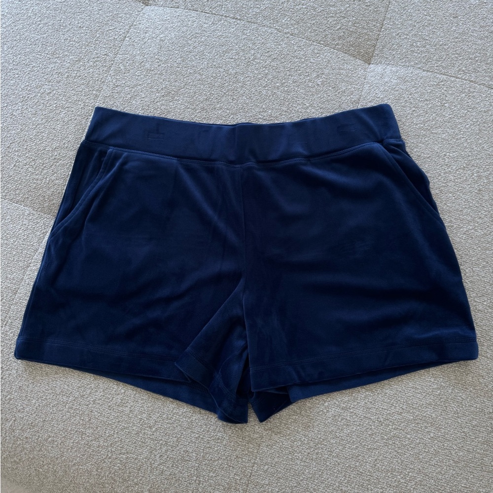 NWT JUICY COUTURE BLUE BLING TRACKSUIT SHORTS AND HOODIE SET - SIZE L - Picture 6 of 6